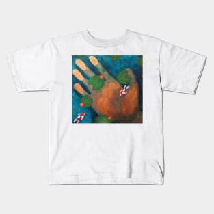 Underwater Golden Hand Kids T-Shirt